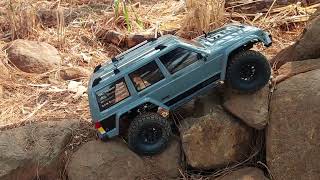 Axial Scx10 2 stock - first trail test