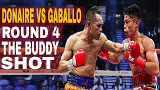 NONITO DONAIRE VS REYMART GABALLO ROUND 4 THE BUDDY SHOT