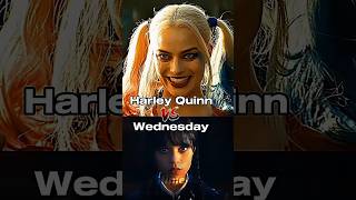 Harley Quinn vs Wednesday #dc #shorts