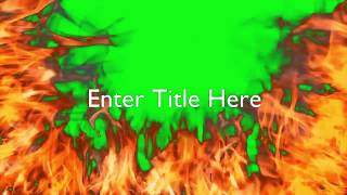 Fire Background Green Screen Video Full HD Fire Animation! (With Download Link)