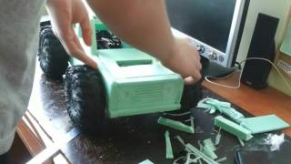 How to make RC car body shell LAND ROVER Defender 110