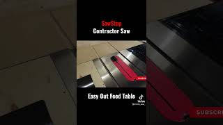 How I made my out feed table