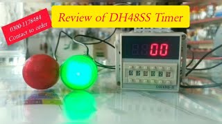 DH48SS Timer Connection / Twin Timer / Timer to on off  lights /DH48SS Timer ki Wiring diagram