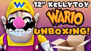 12" MEDIUM KELLYTOY WARIO PLUSH UNBOXING & REVIEW