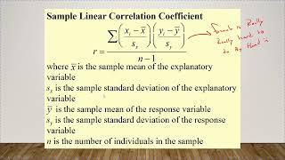 Linear Correlation Coefficient