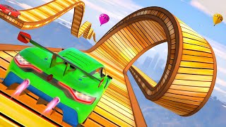 Mega Ramp Car Racing Stunt 3D - Super Hero GT Stunt 3D