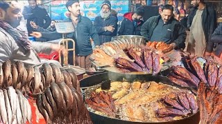 Karachi Sea Food | Baba Machli Wala  | Crispy Fried Fish | Street Food in Lahore