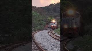 Locomotiva Dash-9BB 6034 com maquinista gente boa