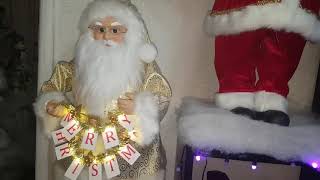 Multi-Tune Music Box Gold Santa Claus (With Merry Christmas Signs/Jesus Gutierrez Video)