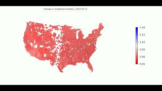 Changes in residential mobility, COVID-19 - Pandemics and Politics Project