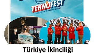 2020 TEKNOFEST 2.LİĞİ ve 2021 TÜBİTAK 1.LİĞİ KAZANAN PROJE EKİBİMİZ