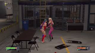 WWE2K22 RAW CARMELLA AND ASUKA DESTROY EACH OTHER BACKSTAGE