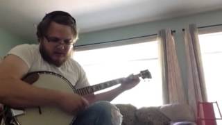 Cover of Ryan Harvey's Hope Dies Last on the banjo