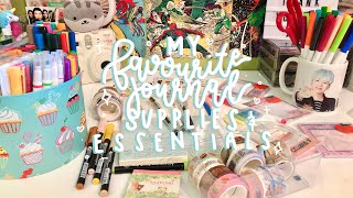 favorite kpop journaling supplies + essentials!