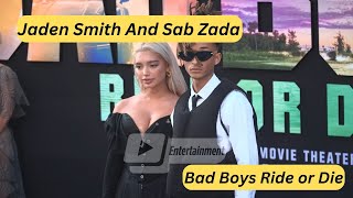 Jaden Smith And Sab Zada Attends Bad Boys Ride or Die Hollywood Premiere