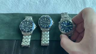 Omega Seamaster Professional Bond - 3 variations - 2541.80, 2221.80, 2231.80