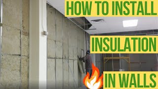 How TO SOUNDPROOF Wall WITH roxus Insulation