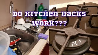 Kitchen Cleanup - Do Viral Hacks Work? (How To Clean pt.2)