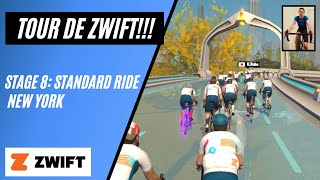 Last Tour de Zwift Stage!!! // Tour de Zwift Stage 8 Category B // Big City Champs