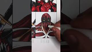 Rate this art 10/? | Deadpool in 4 different styles #drawing #art #artist #trending #shorts