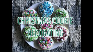 Christmas Cookie Decorating with a Special Guest