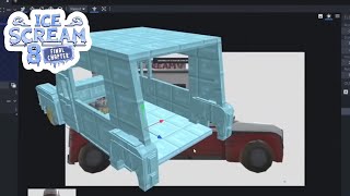 MCPE ICE SCREAM 8 ADDON | ROD's ICE CREAM VAN MODELING TIMELAPSE