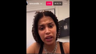 Cardi B Addresses Rap Beef & $ex Tape Of Her Cheating On Offset - Full Video