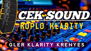 CEK SOUND KOPLO🔊GLER KRENYES KLARITY PASTI ANDA SUKA👍