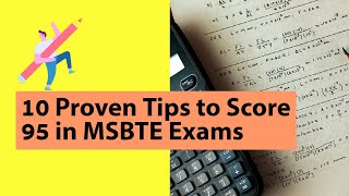 The Ultimate Guide to Achieving a 95 in MSBTE Exams