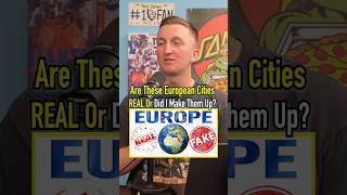 Are These European Cities REAL Or FAKE?! #shorts #country #europe #world #geography #usa #american