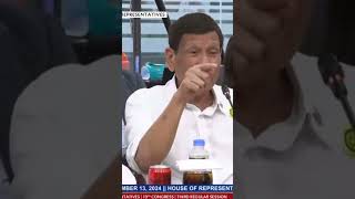 Former Pr. Rodrigo Duterte Answer Questions From Rep. Francisco Paolo P Ortega at Quad-Com Hearing