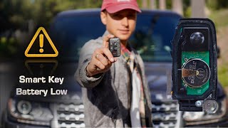 How to Change Key Fob Battery on Land Rover Range Rover | Smart Key