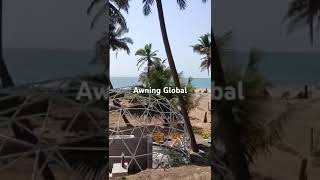 Nearly GOA / Awning global is a leading manufacturer #glampingbusiness #travel #geodesic #snow #glam