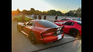 First Viper Meet! Took the Viper to a Race Track and Ruined my Tires!!