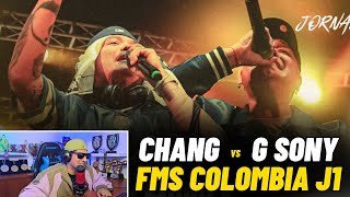 G SONY DESPERTÓ MUY TARDE CONTRA CHANG 🤔 FMS COLOMBIA J1