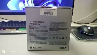 Unboxing processor AMD Ryzen 5 3400G