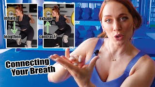 Teaching the Connection Breath ✅ Breathing + Pelvic Floor in Pregnancy