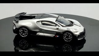 JKM 1/64 Bugatti Divo silver // highly detailed VFM // unboxing showcase