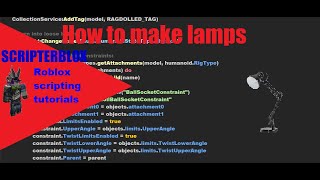 Roblox studio: How to make a lamp