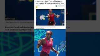 GAUFF BEATS SWIATEK TO REACH WTA-FINALS SEMIS #cocogauff #igaswiatek #wtafinals #arynasabalenka