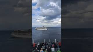 MSC departing from Kopenhaven, Denmark | #shorts #aida #cruise #kreuzfahrt #youtubeshorts #trending