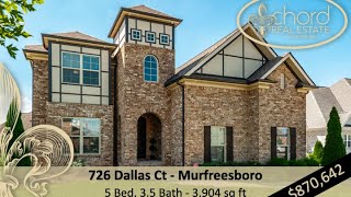 726 Dallas Court, Murfreesboro, TN 37130