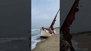 Graveyard of the Atlantic Shipwreck The True Love. Full video to come #shipwrecks #ocean #outerbanks