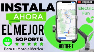 INSTALACIÓN soporte PARA CELULAR en retrovisor MOTO ELÉCTRICA