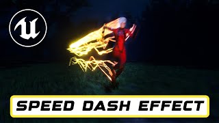 Unreal engine 5 | Create A Superhero Dash Effect In Niagara | Under 10 Mins