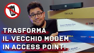 Trasforma il vecchio Modem in Access Point Wi-Fi per migliorare la tua connessione!