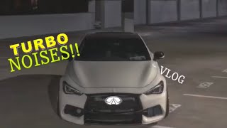 INFINITI Q60 3.0T SOUNDS MEAN AGAIN!! *TURBO NOISES*