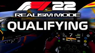 QUALIFYING HAS JUST NOT GONE TO PLAN AT ALL | F1 22 MY TEAM REALISM MODE QUALIFYING #1