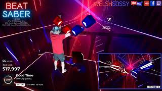 Beat Saber Mixed Reality Live Stream