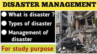 WHAT IS DISASTER MANAGEMENT || TYPES OF DISASTER || TRIAGE SYSTEM || NATURAL DISASTER || MOCKDRILL